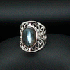 Sterling Silver Labradorite Ring Size 7