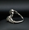 Sterling Silver Labradorite Ring Size 8