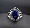 Sterling Silver Lapis Ring Size 7