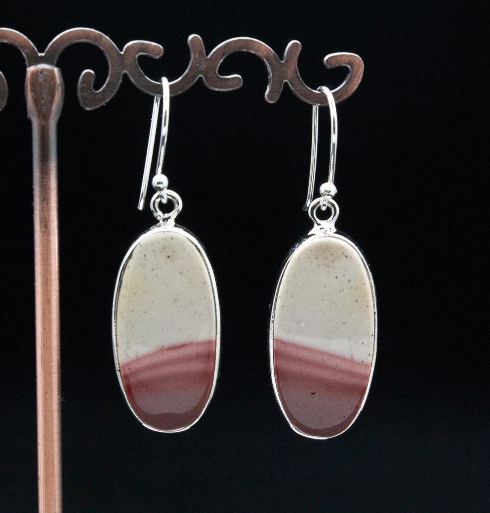 Sterling Silver Mookaite Earring