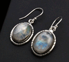 Sterling Silver Moonstone Earrings