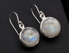 Sterling Silver Moonstone Earrings