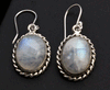 Sterling Silver Moonstone Earrings