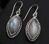 Sterling Silver Moonstone Earrings