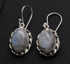 Sterling Silver Moonstone Earrings