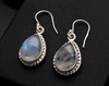 Sterling Silver Moonstone Earrings