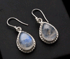 Sterling Silver Moonstone Earrings