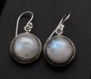 Sterling Silver Moonstone Earrings