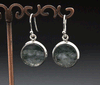 Sterling Silver Moss Agate Earrings