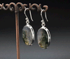 Sterling Silver Moss Agate Earrings