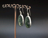 Sterling Silver Moss Agate Earrings