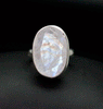 Sterling Silver Moonstone Ring Size 5