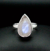 Sterling Silver Moonstone Ring Size 8