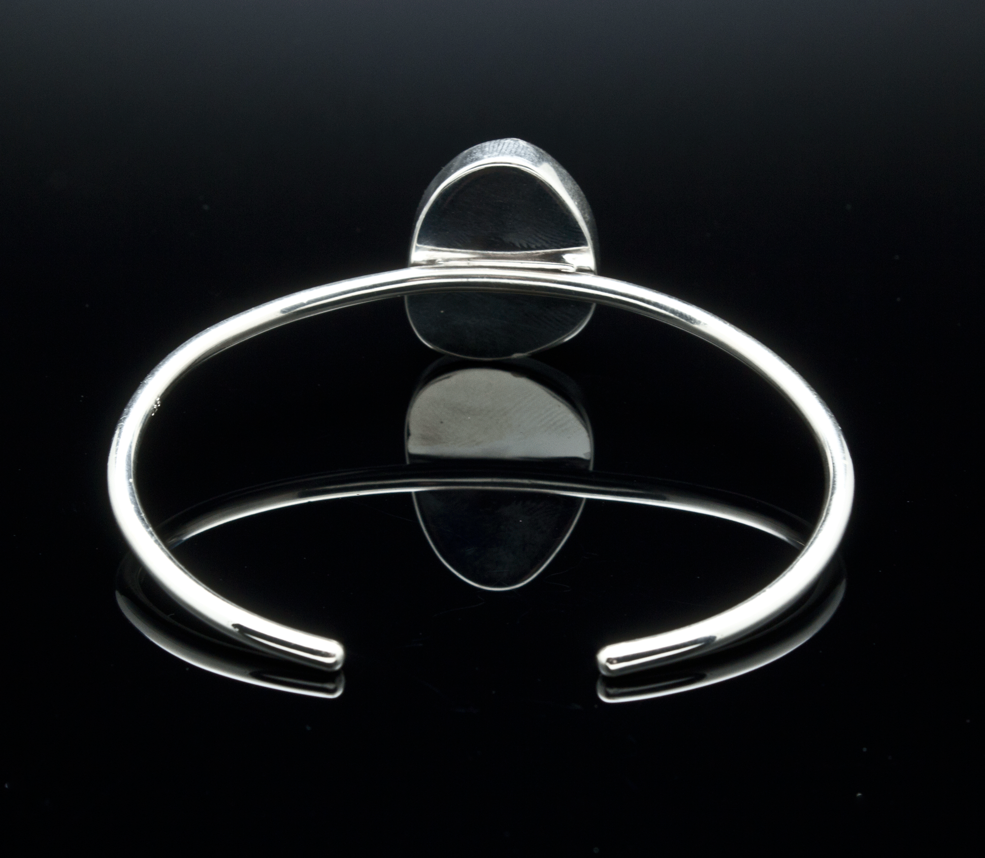 Sterling Silver Raw Moonstone Bracelet