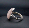 Sterling Silver Morganite Ring Size 10