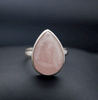 Sterling Silver Morganite Ring Size 10