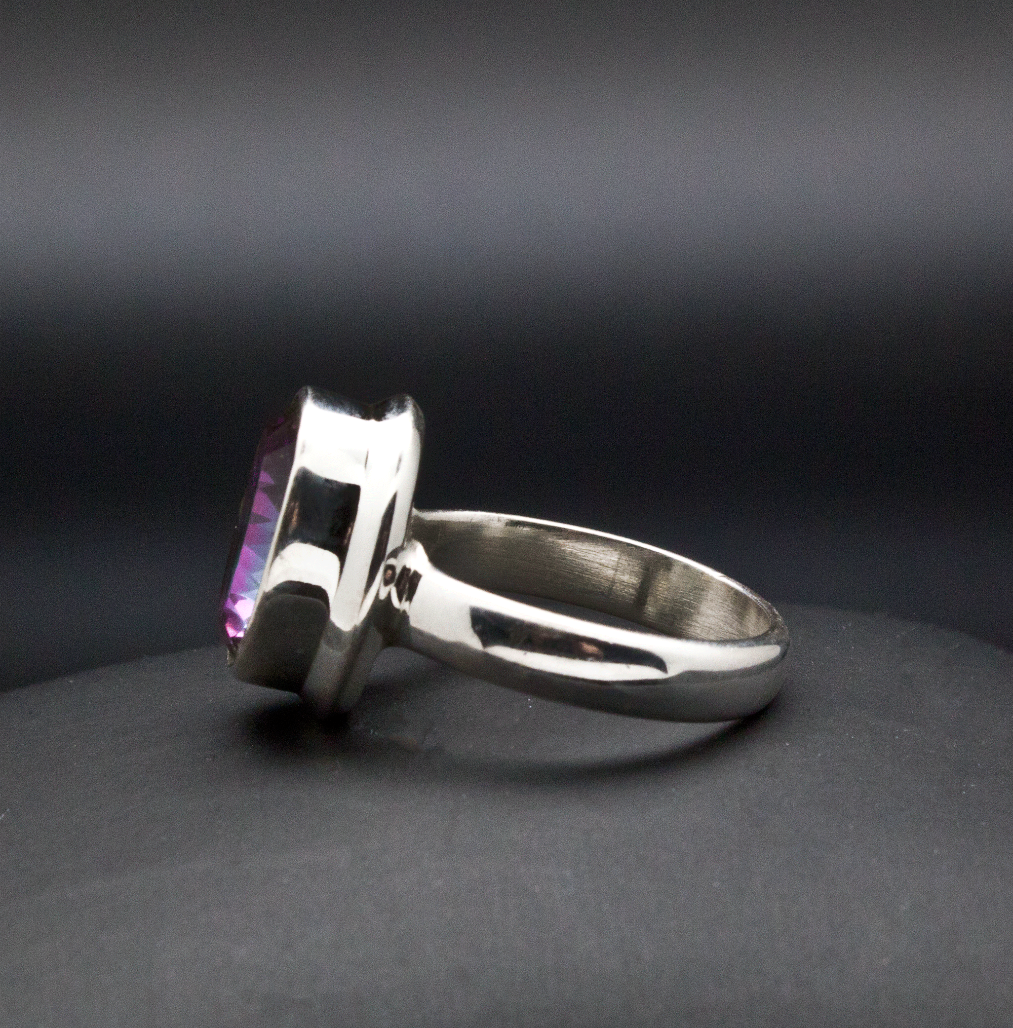 Sterling Silver Mystic Topaz Ring Size 5