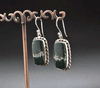 Sterling Silver Ocean Jasper Earrings