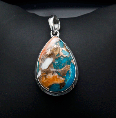 Sterling Silver Spiny Oyster Pendant