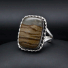 Sterling Silver Wildhorse Picture Jasper Ring Size 10