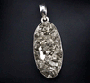 Sterling Silver Pyrite Pendant