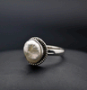 Sterling Silver Pearl Ring Size 7