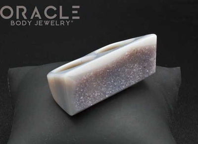 Druzy Agate Double Finger Ring Size 7.5 and 9