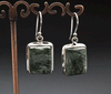 Sterling Silver Seraphinite Earrings