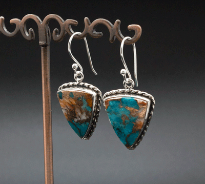 Sterling Silver Spiny Oyster Earrings