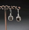 Sterling Silver Smoky Quartz Earrings