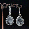 Sterling Silver Tourmalated Quartz Earrings