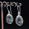 Sterling Silver Tourmalated Quartz Earrings