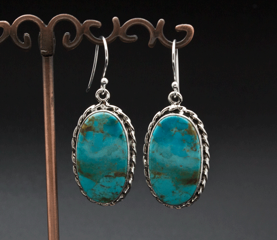 Sterling Silver Turquoise Earrings