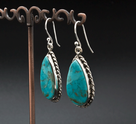 Sterling Silver Turquoise Earrings