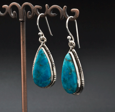 Sterling Silver Turquoise Earrings