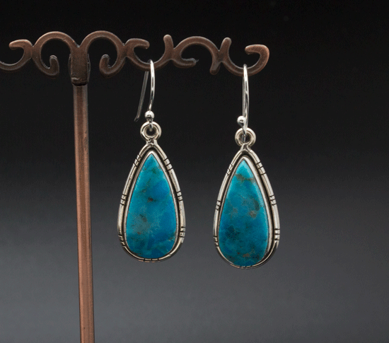 Sterling Silver Turquoise Earrings