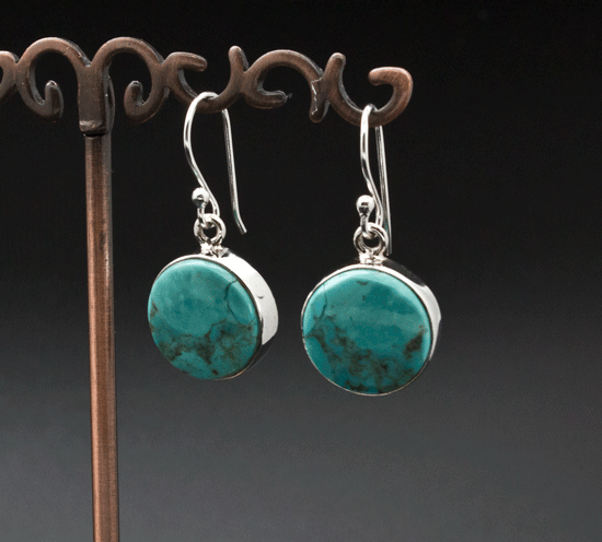 Sterling Silver Turquoise Earrings