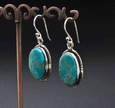 Sterling Silver Turquoise Earrings