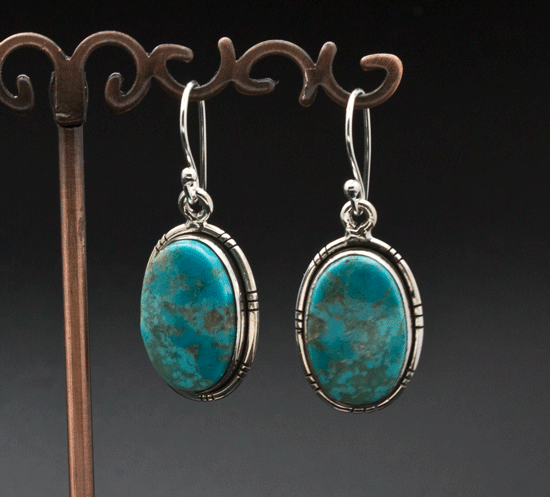 Sterling Silver Turquoise Earrings