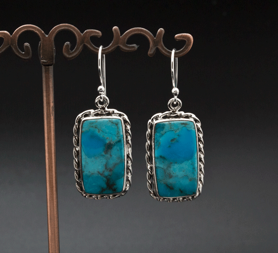 Sterling Silver Turquoise Earrings