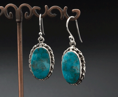 Sterling Silver Turquoise Earrings
