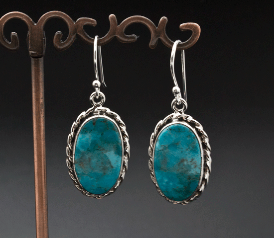 Sterling Silver Turquoise Earrings