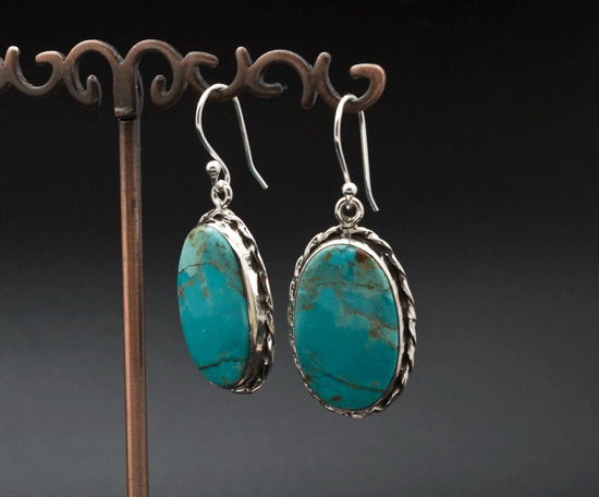 Sterling Silver Turquoise Earrings