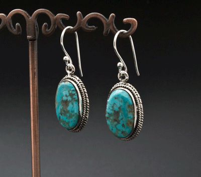 Sterling Silver Turquoise Earrings