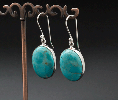 Sterling Silver Turquoise Earrings