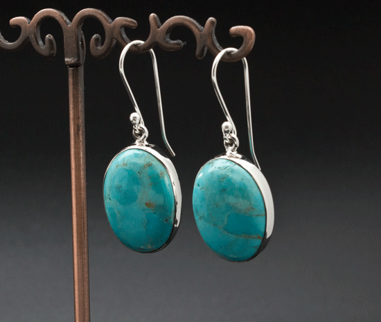 Sterling Silver Turquoise Earrings