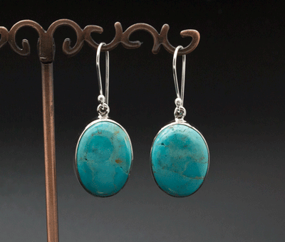Sterling Silver Turquoise Earrings