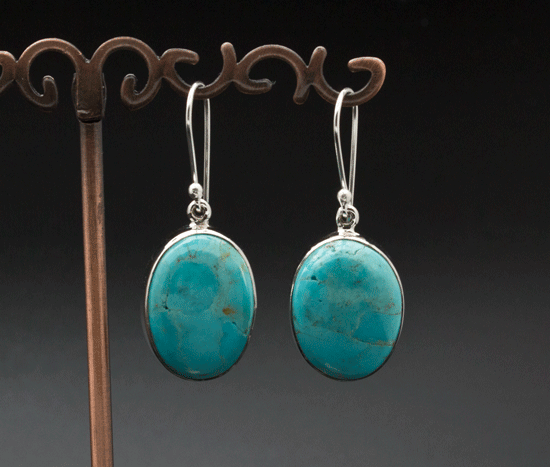 Sterling Silver Turquoise Earrings