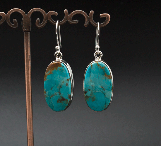 Sterling Silver Turquoise Earrings