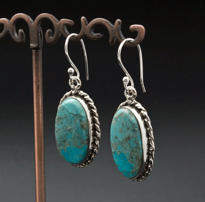 Sterling Silver Turquoise Earrings